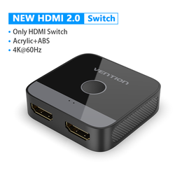 Vention 2-Port HDMI Bi-Direction 4K Switcher Black ABS Type - AKOB0