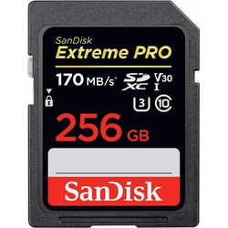 SanDisk Extreme PRO 256GB SDXC UHS-I Card 170 MBPs - SDSDXXY-256G-GN4IN