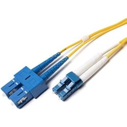 1m 9/125 OS2 LC to SC Singlemode Fiber Optic Patch Cable