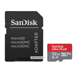SanDisk MicroSD CLASS 10 100MBPS 32GB with Adapter