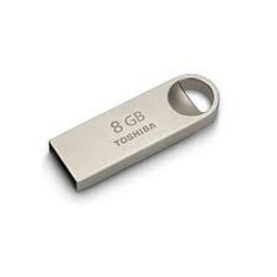 Toshiba Metallic USB Flash Drive 8GB USB 2.0