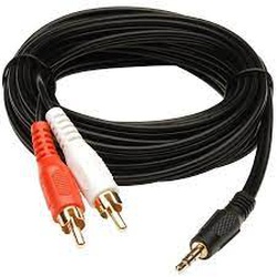 Stereo To 2 RCA 5 Meter Cable