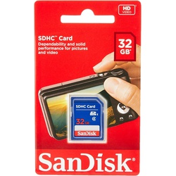 SanDisk 32GB SDHC Memory Card Class 4 - SDSDB-032G-B35
