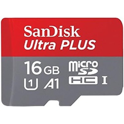 SanDisk MicroSD CLASS 10 80MBPS 16GB with Adapter