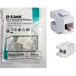 NKJ-C6WHI1B21 D-Link Cat6 UTP Keystone Jack – White