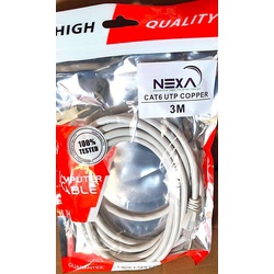 NEXA Copper CAT6 UTP Patch Cord 3M Grey