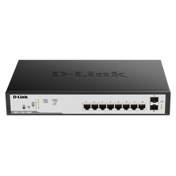 D-Link 8 Port PoE Gigabit Smart Managed Switch – DGS-F1100-10PS-E/B