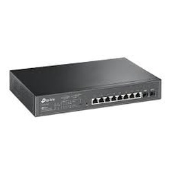 TP-Link JetStream 10-Port Gigabit Smart Switch with 8 PoE+ Ports & 2 Gigabit SFP Slots TL-SG2210MP