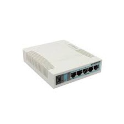 Mikrotik RB260GS 5x Gigabit Ethernet Smart Switch, SFP cage, plastic case, SwOS