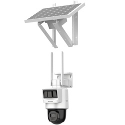 Hikvision 2MP Pro Solar-powered Security PT Camera Setup - DS-2DE2C200IWG-K/4G/C05S10