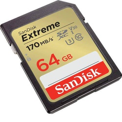 SanDisk Extreme SDHC Card  64GB - SDSDXV2-064G-GNCIN