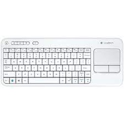 Logitech Wireless Keyboard with TouchPad K400 Plus - White - 920-007146