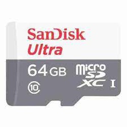 SanDisk MicroSD CLASS 10 100MBPS 64GB without Adapter