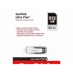 SanDisk Ultra Flair 3.0 512GB - SDCZ73-512G-G46