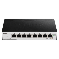 D-Link 8-Port Gigabit PoE Smart Managed Switch - DGS-1100-08P