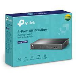 TP-Link 8-Port 10/100Mbps Desktop Switch with 4-Port PoE+ - TL-SF1008P