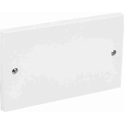 Blank Twin Cover Plate