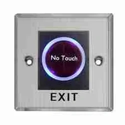 Exit Button Square No Touch SB6-Squ