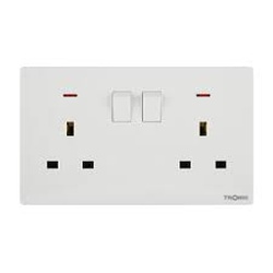 Tronic 2X 13A Slim Twin Switch Socket TR5213