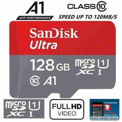 SanDisk MicroSD CLASS 10 120MBPS 128GB without Adapter - SDSQUA4-128G-GN6MN