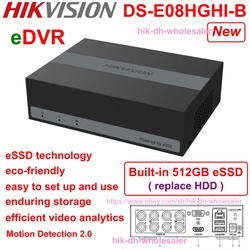 Hikvision 8ch 1TB eSSD DVR（Built-in SSD）- DS-E08HGHI-D