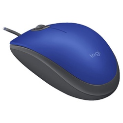 Logitech USB Silent Mouse M110 - Blue - 910-005488