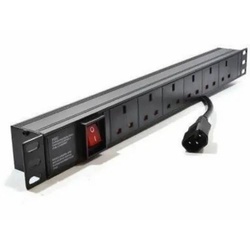 Metallic 10 ways Power Distriution Unit PDU