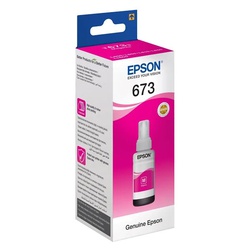 Ink Cart Epson T6733 Magenta for L800, L805, L810, L850, L1800-70ml - C13T67334A