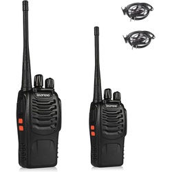 BaoFeng BF-888S Walkie Talkie Portable Two-Way Radio 2pcs Long Range 16 Channels