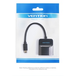 Vention Type-C to VGA Adapter 0.15M Black ABS Type