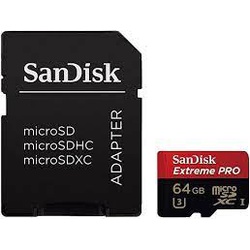 SanDisk Extreme PRO 64GB microSDXC Memory Card - SDSQXCU-064G-GN6MA
