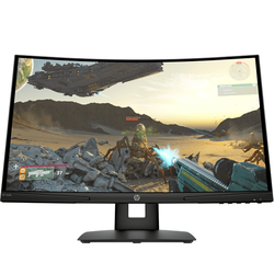 HP X24c 23.6" FHD Curved Gaming Monitor - 9FM22AS