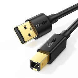 UGREEN USB 2.0 AM to BM Print Cable 2m (Black) - US135