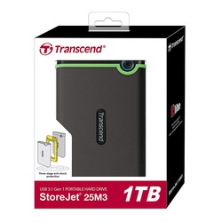 Transcend External HDD 1TB – Iron Grey