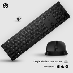 HP 650 Wireless Keyboard and Mouse Combo - Black