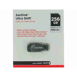 SanDisk Ultra Shift USB 3.0 Flash Drive 256GB - SDCZ410-256G-G46