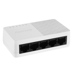 Hikvision 5-Port Fast Ethernet Plastic Switch - DS-3E0105D-O