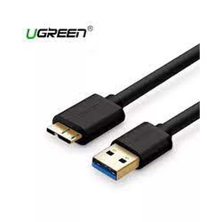 UGREEN USB-A 3.0 to Micro USB 3.0 Male Cable 0.5m (Black) - US130