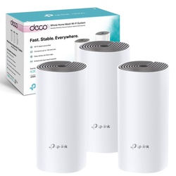 TP-Link Deco E4 AC1200 Whole Home Mesh Wi-Fi System (3 Pack) - TL-DECO E4